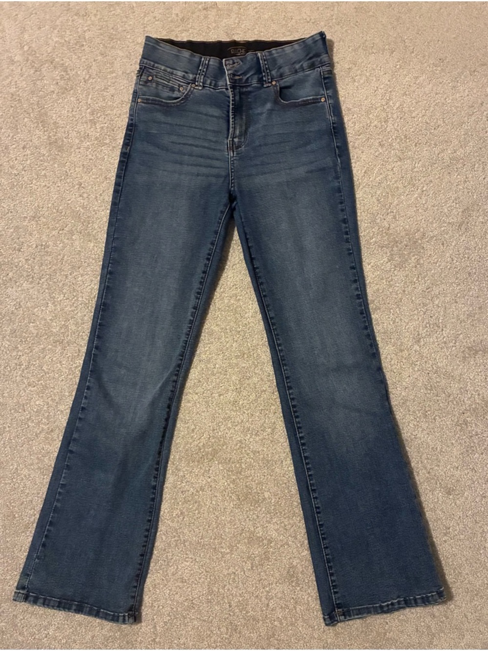 Mid-Dark Blue Jeans
